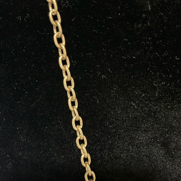 Completely Adjustable Gold Plated Turquoise Necklace - Picture 3 of 6